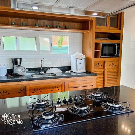 Linda Casa Com Vista Incrivel Em Condominio No Sul Da Ilha Ilhabela Bagian luar foto