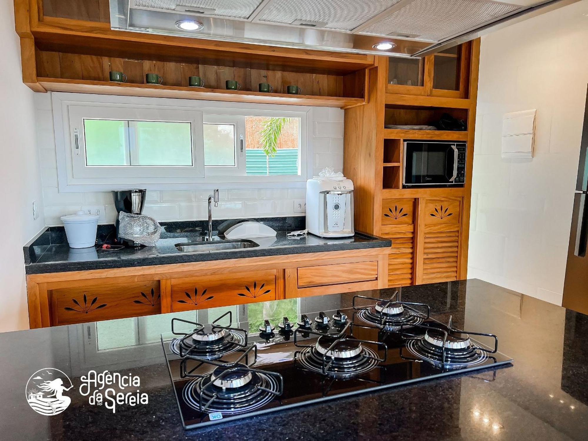Linda Casa Com Vista Incrivel Em Condominio No Sul Da Ilha Ilhabela Bagian luar foto