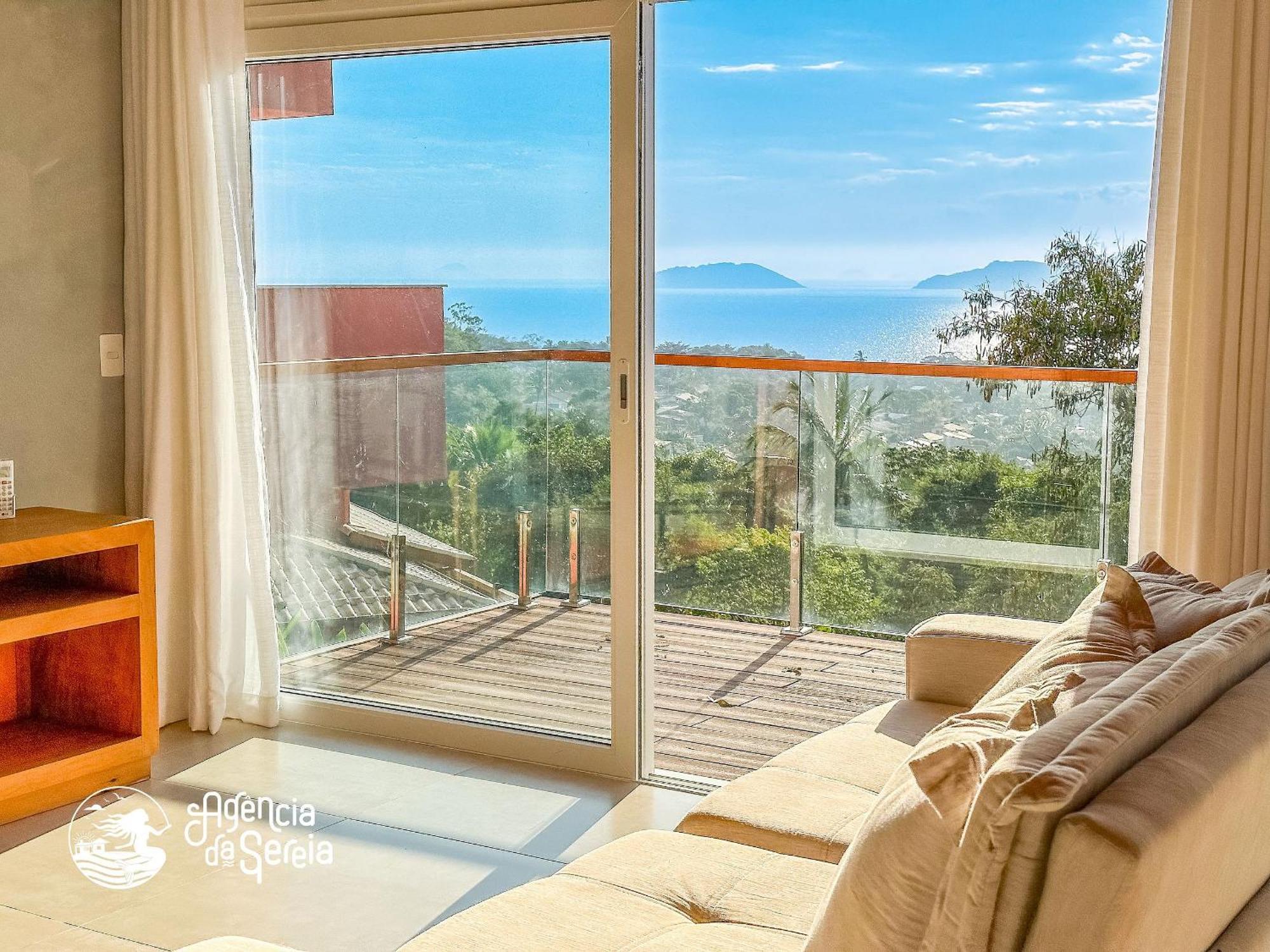 Linda Casa Com Vista Incrivel Em Condominio No Sul Da Ilha Ilhabela Bagian luar foto