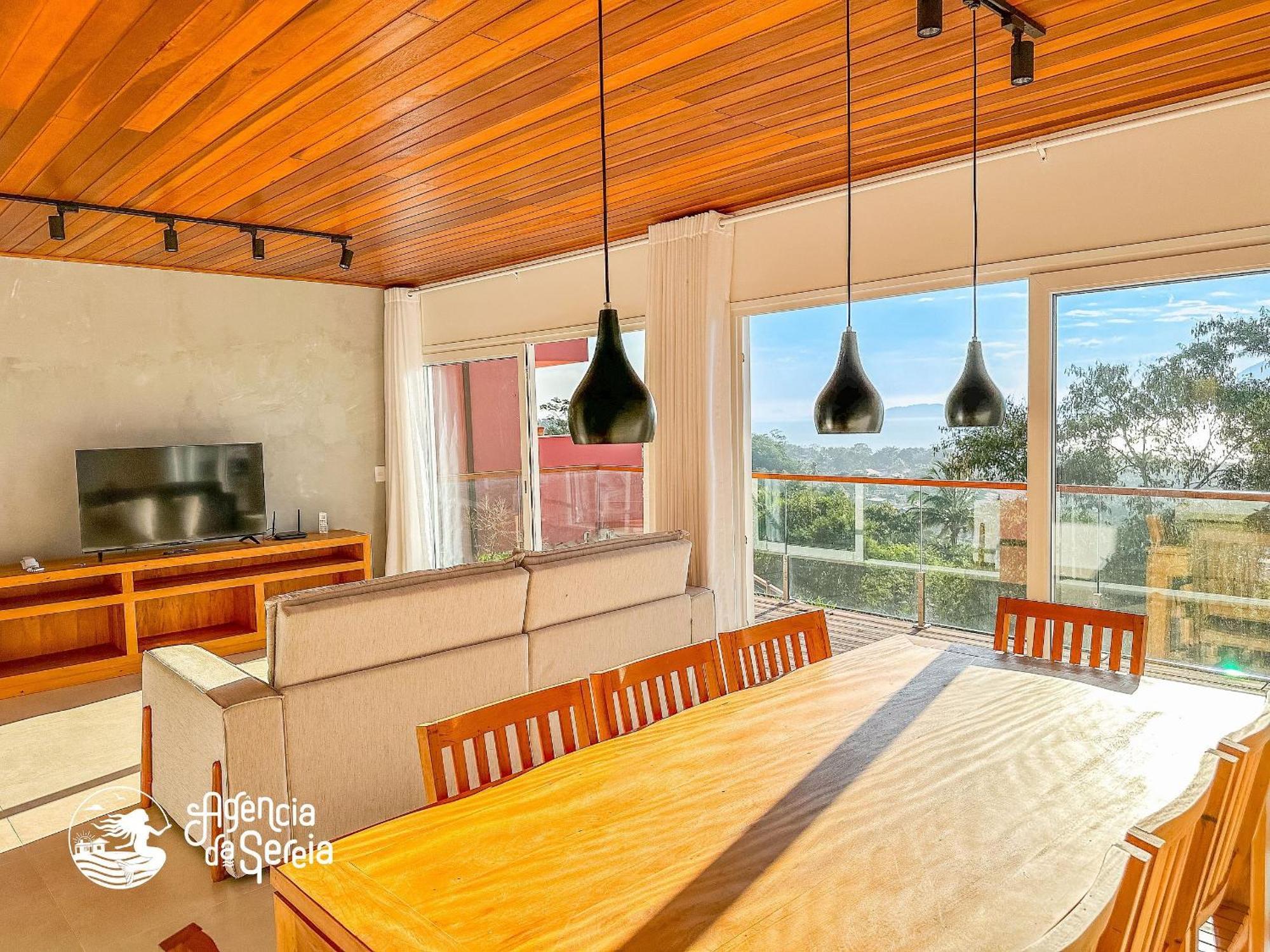 Linda Casa Com Vista Incrivel Em Condominio No Sul Da Ilha Ilhabela Bagian luar foto