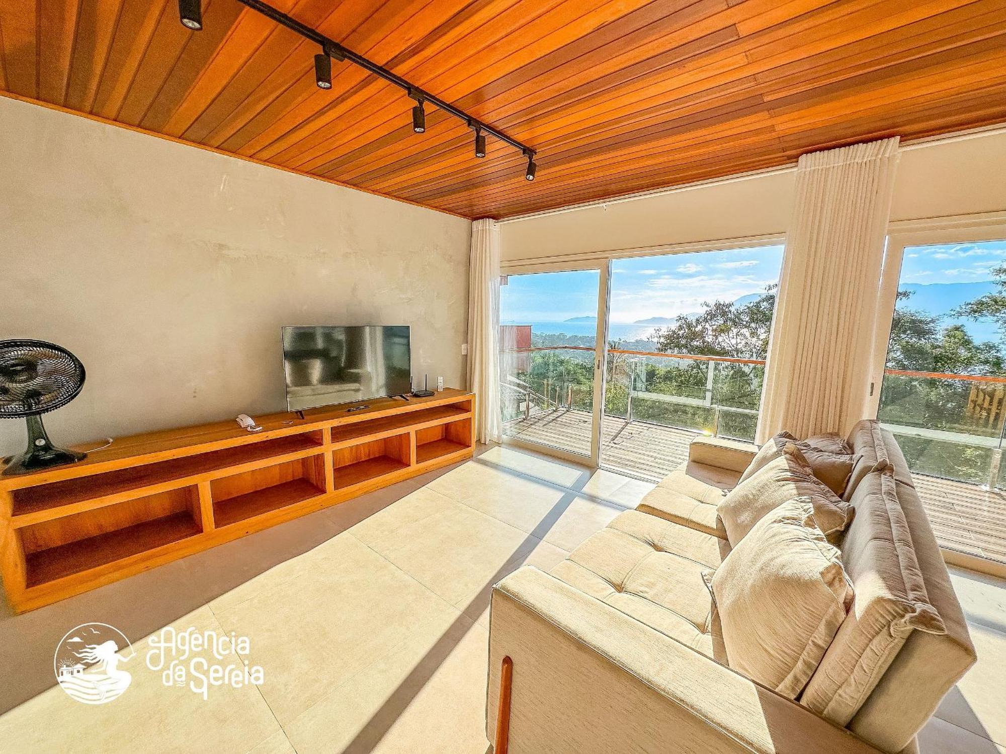 Linda Casa Com Vista Incrivel Em Condominio No Sul Da Ilha Ilhabela Bagian luar foto