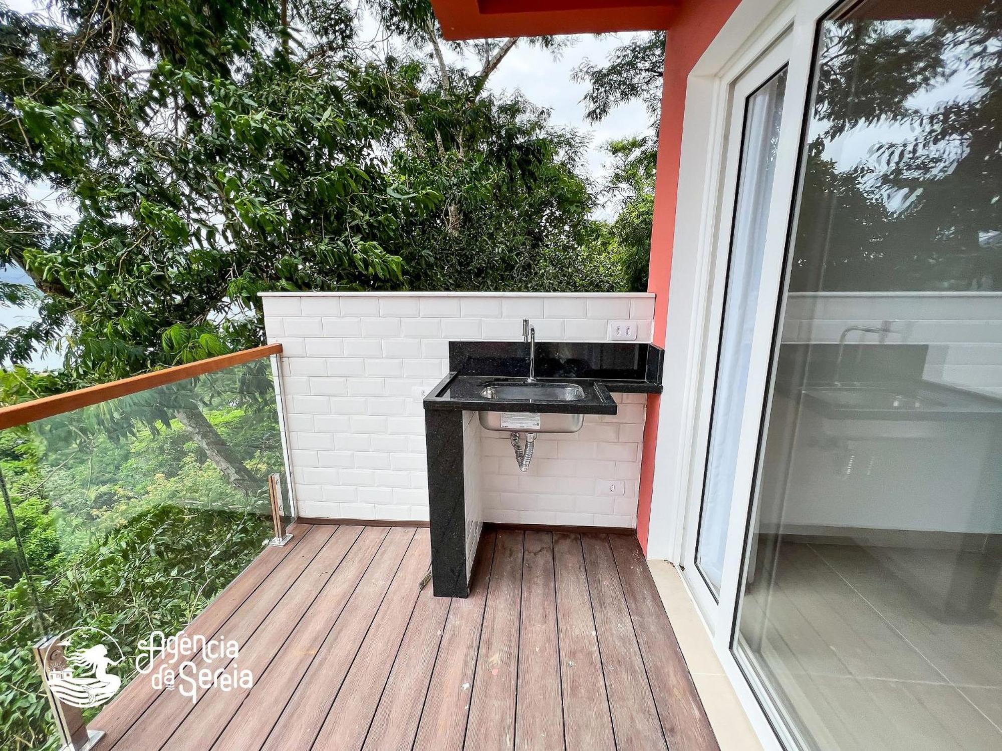Linda Casa Com Vista Incrivel Em Condominio No Sul Da Ilha Ilhabela Bagian luar foto